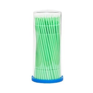 FLASH Мікробраші для вій, одноразові аплікатори тонкі, 100 шт