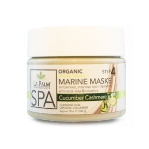 LA PALM Marine Maske, Cucumber Cashmere – Омолоджуюча маска для рук і ніг з натуральними маслами, 355 мл