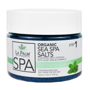 LA PALM Sea Spa Salts, Spearmint Eucalyptus – Соль для рук и ног с морскими минералами, 355 мл