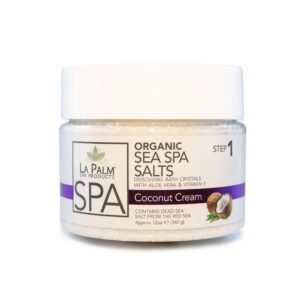 LA PALM Sea Spa Salts, Coconut Cream – Соль для рук и ног с морскими минералами, 355 мл