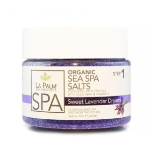 LA PALM Sea Spa Salts, Lavender Purple – Соль для рук и ног с морскими минералами, 355 мл