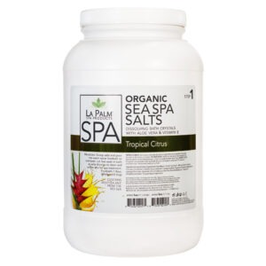 LA PALM Sea Spa Salts, Orange Tangerine Zest – Соль для рук и ног с морскими минералами, 3785 мл