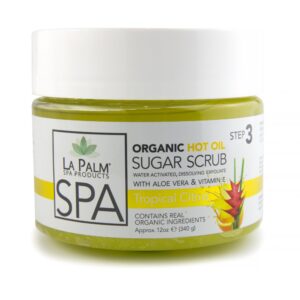 LA PALM Sugar Scrub, Tropical Citrus – Цукрово-олійний скраб з алое вера і вітаміном Е, 355 мл