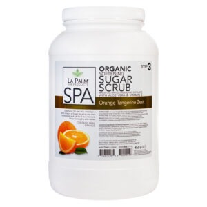 LA PALM Sugar Scrub, Orange Tangerine Zest – Сахарно-масляный скраб с алоэ вера и витамином Е, 3785 мл