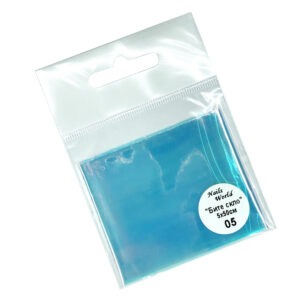 NAILS WORLD Фольга Бите скло, 05 Blue Light 5х50см