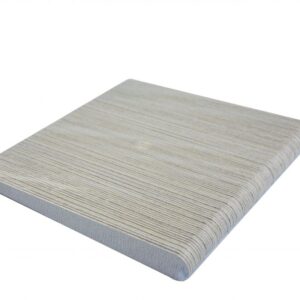 CROMA Пилка для манікюру 150/240 дерев’яна крапля зебра, набір 100 шт