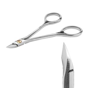 Кусачки для ногтей педикюрные OLTON PODO 6-7 мм кожаный чехол