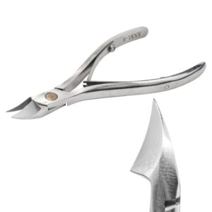 OLTON Кусачки для ногтей радиусные XXXL-R в кожаном чехле