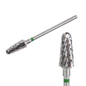 KIMI Фреза твердосплавная, конус, диаметр 6 мм, длина 13 мм, зеленая