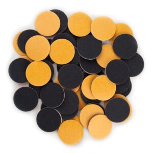 STALEKS Pododisc Змінні файли на м’якій основі для педикюрного диску М, 20 мм, 80 гріт, набір 50 шт