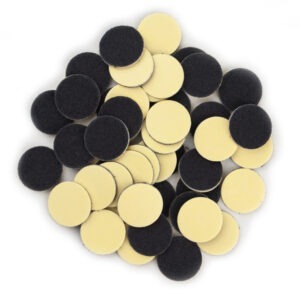 STALEKS Pododisc Змінні файли на м’якій основі для педикюрного диску S, 15 мм, 80 гріт, набір 50 шт