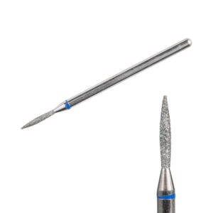 KIMI Фреза алмазна полум’я, діаметр 1.4 мм, довжина 8 мм, синя