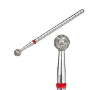 Фреза алмазна KIMI кулька діаметр 4 мм червона