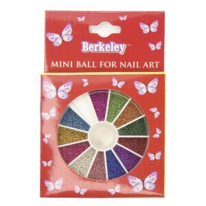 BERKELEY Набір бісеру в органайзері 10 кольорів по 2 г темні тона