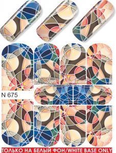 N 675 Візерунок вітраж
