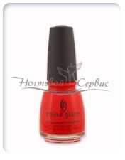 CHINA GLAZE Лак професійний, CHINA ROUGE, 15 мл