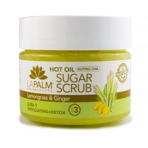 LA PALM Sugar Scrub, Lemongrass & Ginger – Цукрово-олійний скраб з алое вера і вітаміном Е, 355 мл