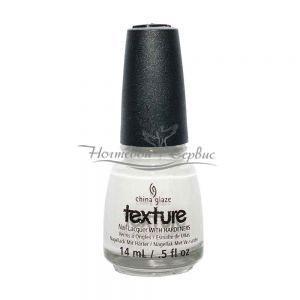 CHINA GLAZE Лак професійний, TEXTURE, There’s Snow One Like You – 15 мл