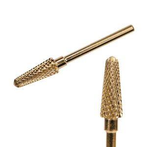 IKONNA Фреза карбид титана, конус, мелкая, диаметр 5 мм, длина 14 мм