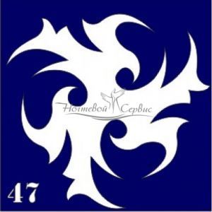 VIH Трафарет для біотату 6х6 см, 047