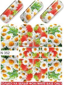 N 352 Ромашки, полуниця