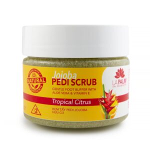 LA PALM Pedi-Gel Scrub, Tropical Citrus – Гелевий пілінг з екстрактом морських водоростей, 355 мл