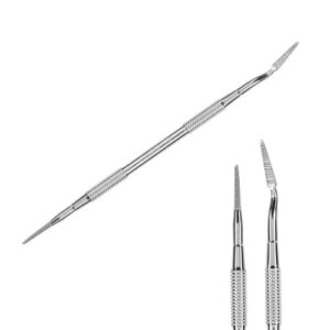 Лопатка педикюрная Staleks Pro EXPERT 60, Type 2, пилка с наклоном+загнут.