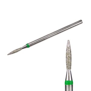 KIMI Фреза алмазна полум’я діаметр 1,6 мм довжина 8 мм зелена
