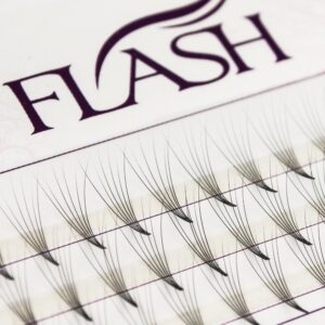 FLASH Вії пучкові 6D, вигин С, товщина 0.07 мм, довжина 12 мм, 60 пучків