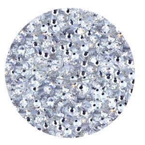 ELEMENTS Стразы стеклянные для ногтей №5, Crystal, банка 250 шт